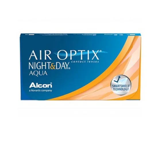 עדשות מגע AIR OPTIX NIGHT & DAY חודשיות - 6 יחידות   