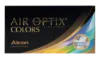 עדשות מגע צבעוניות AIR OPTIX COLORS חודשיות - 2 יחידות  