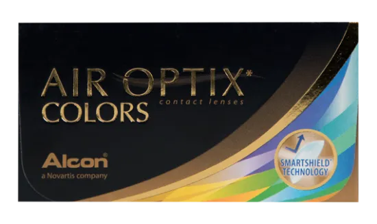 עדשות מגע צבעוניות AIR OPTIX COLORS חודשיות - 2 יחידות  