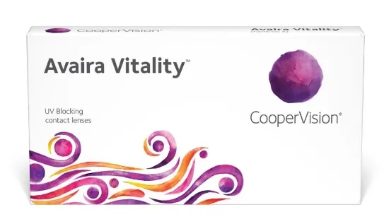 עדשות מגע AVAIRA VITALITY דו שבועיות - 6 יחידות  