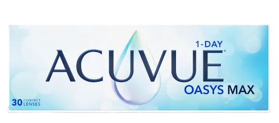 עדשות מגע ACUVUE OASYS MAX יומיות - 30 יחידות   